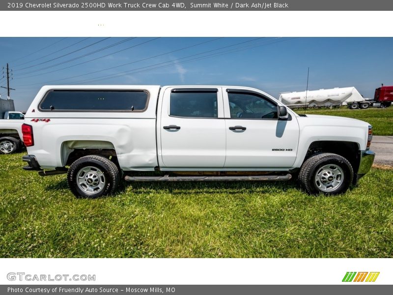 Summit White / Dark Ash/Jet Black 2019 Chevrolet Silverado 2500HD Work Truck Crew Cab 4WD
