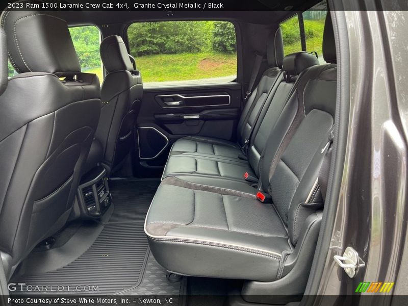 Rear Seat of 2023 1500 Laramie Crew Cab 4x4
