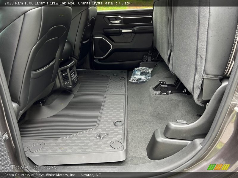 Rear Seat of 2023 1500 Laramie Crew Cab 4x4