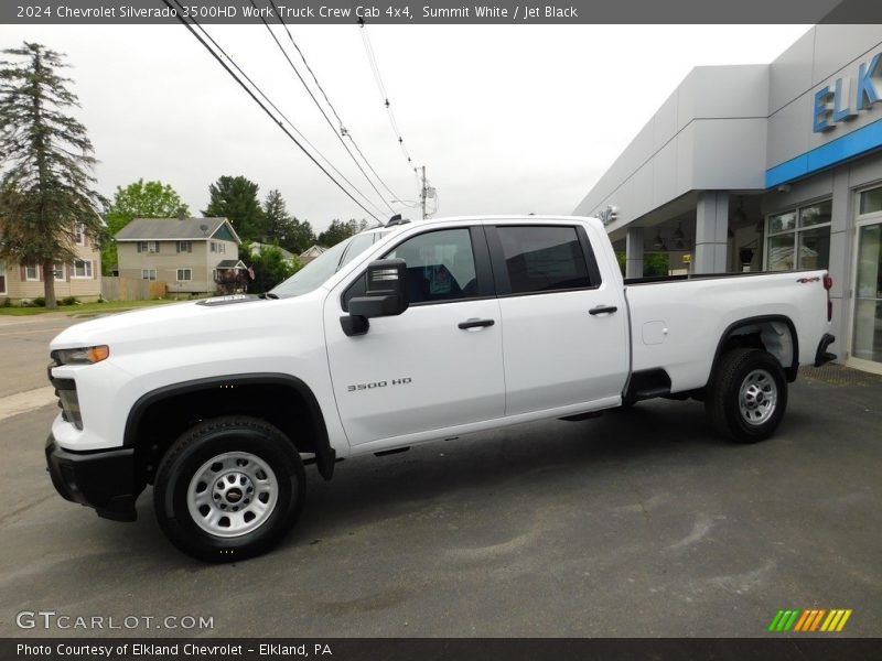 Front 3/4 View of 2024 Silverado 3500HD Work Truck Crew Cab 4x4