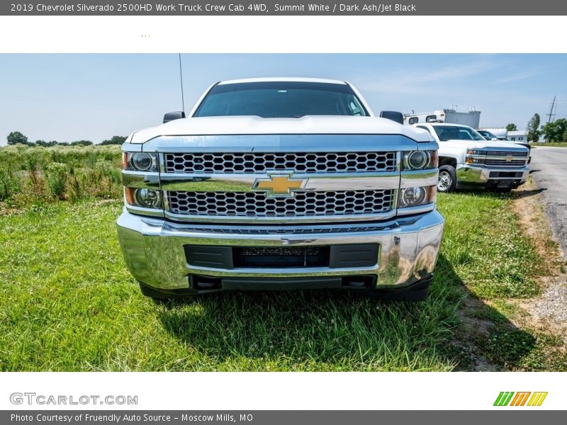Summit White / Dark Ash/Jet Black 2019 Chevrolet Silverado 2500HD Work Truck Crew Cab 4WD