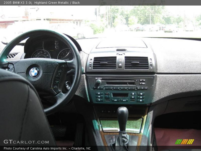 Highland Green Metallic / Black 2005 BMW X3 3.0i