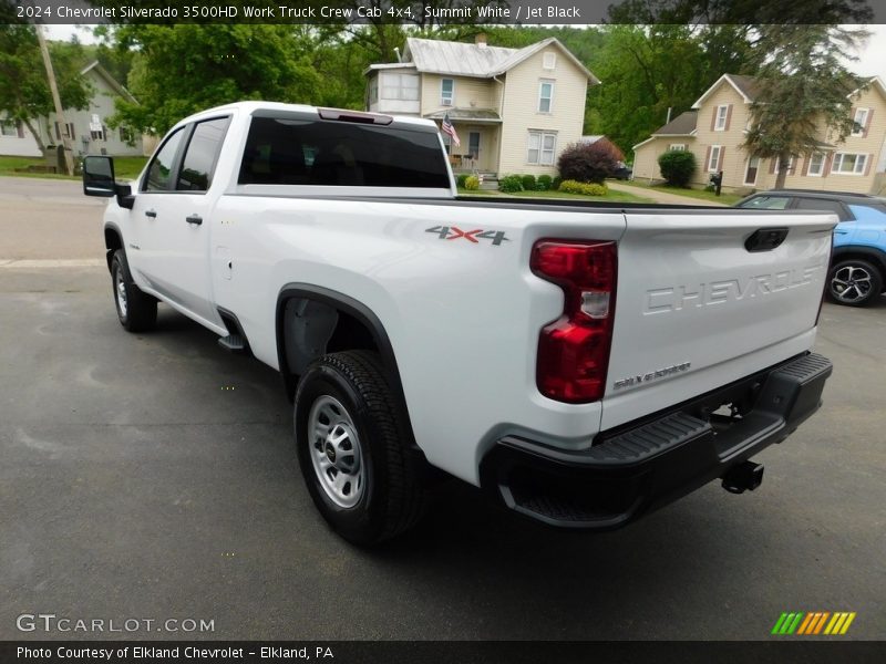 Summit White / Jet Black 2024 Chevrolet Silverado 3500HD Work Truck Crew Cab 4x4