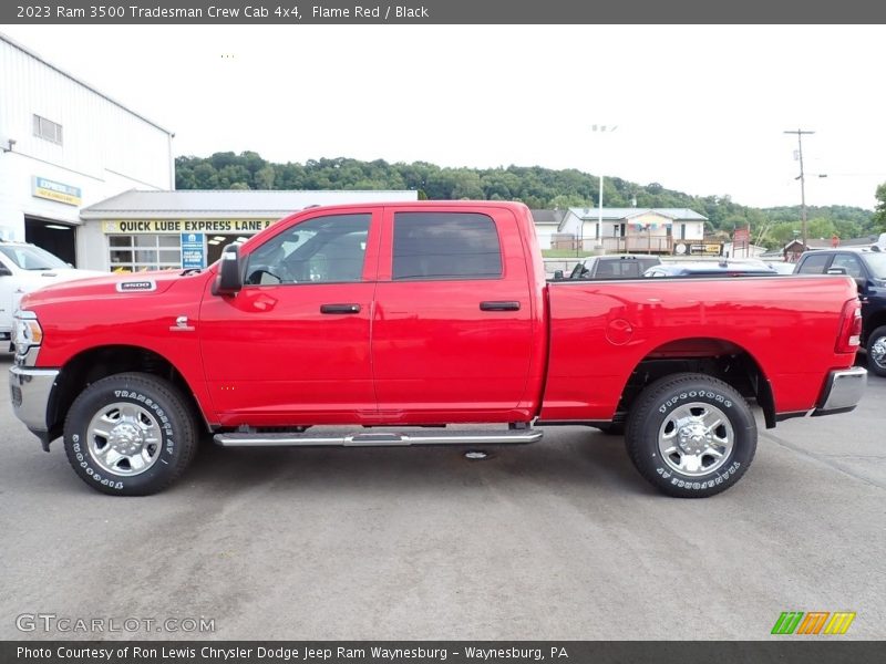 Flame Red / Black 2023 Ram 3500 Tradesman Crew Cab 4x4