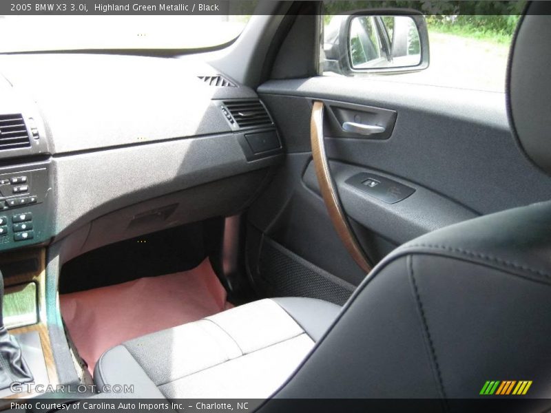 Highland Green Metallic / Black 2005 BMW X3 3.0i