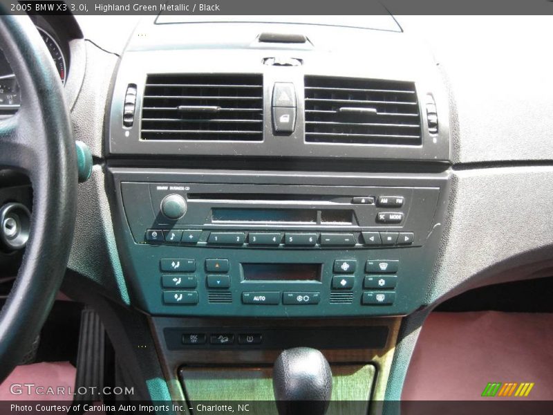 Highland Green Metallic / Black 2005 BMW X3 3.0i