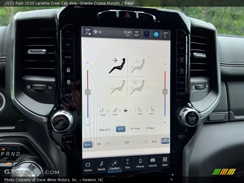 Controls of 2023 1500 Laramie Crew Cab 4x4