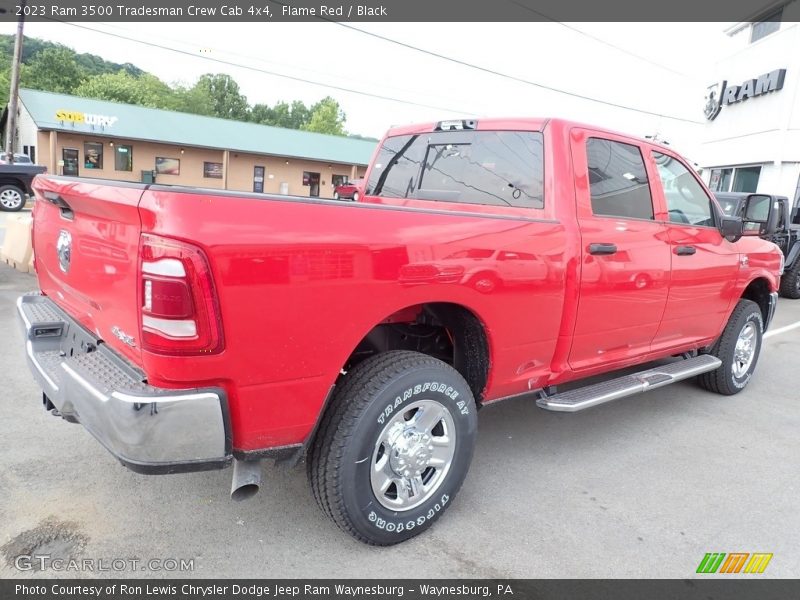Flame Red / Black 2023 Ram 3500 Tradesman Crew Cab 4x4