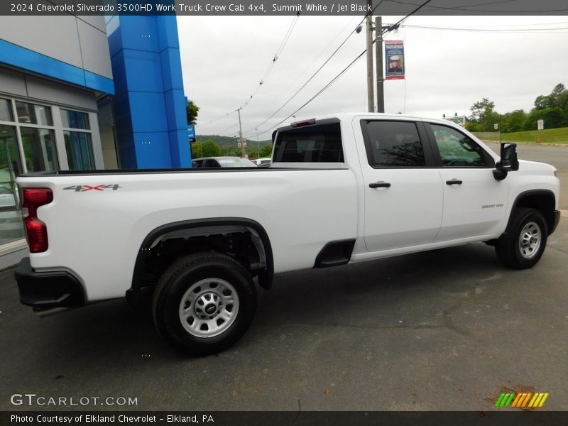 Summit White / Jet Black 2024 Chevrolet Silverado 3500HD Work Truck Crew Cab 4x4