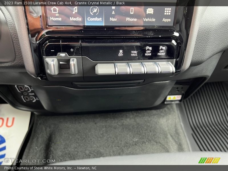 Controls of 2023 1500 Laramie Crew Cab 4x4