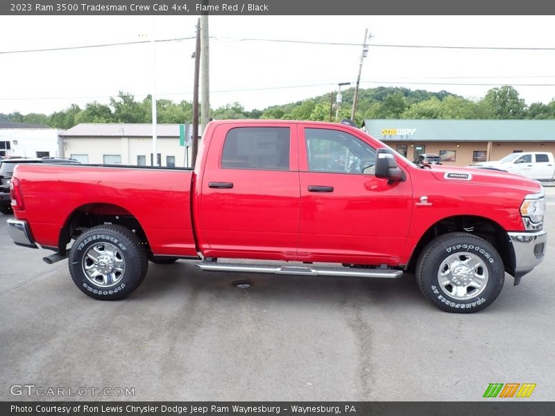 Flame Red / Black 2023 Ram 3500 Tradesman Crew Cab 4x4