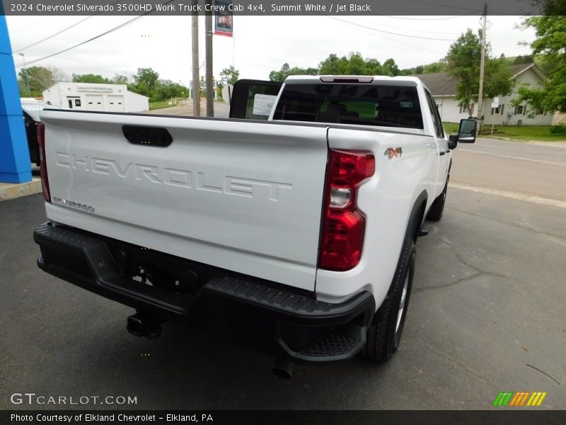 Summit White / Jet Black 2024 Chevrolet Silverado 3500HD Work Truck Crew Cab 4x4