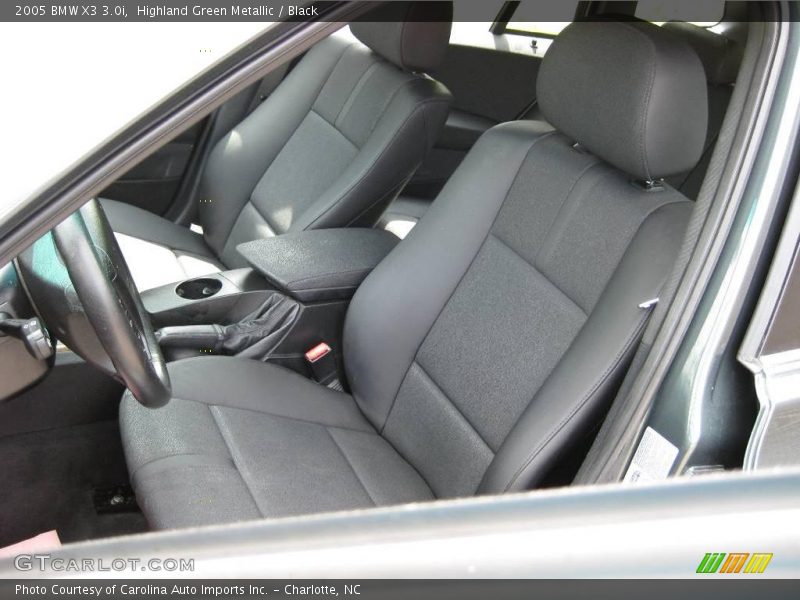 Highland Green Metallic / Black 2005 BMW X3 3.0i