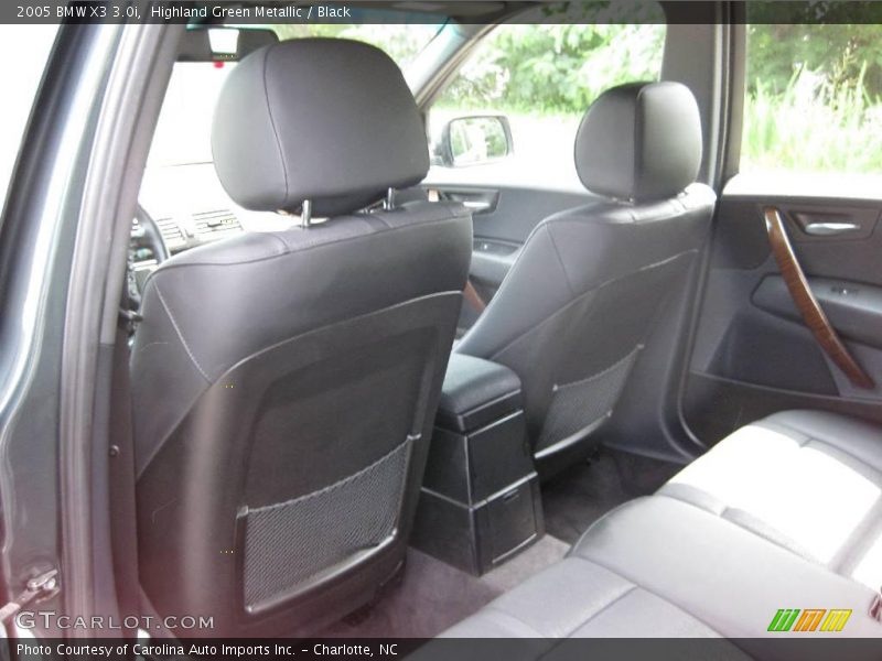 Highland Green Metallic / Black 2005 BMW X3 3.0i