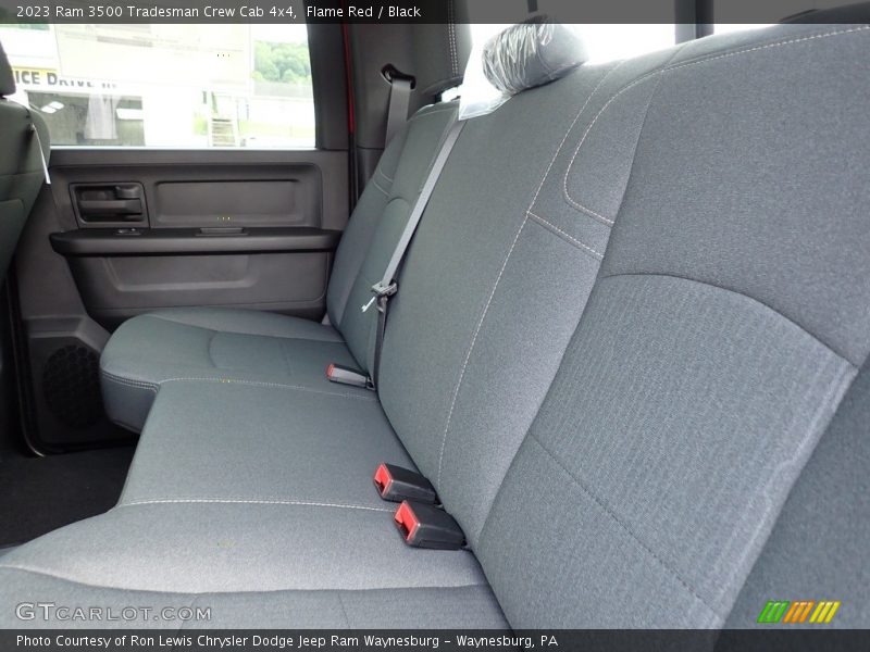 Rear Seat of 2023 3500 Tradesman Crew Cab 4x4