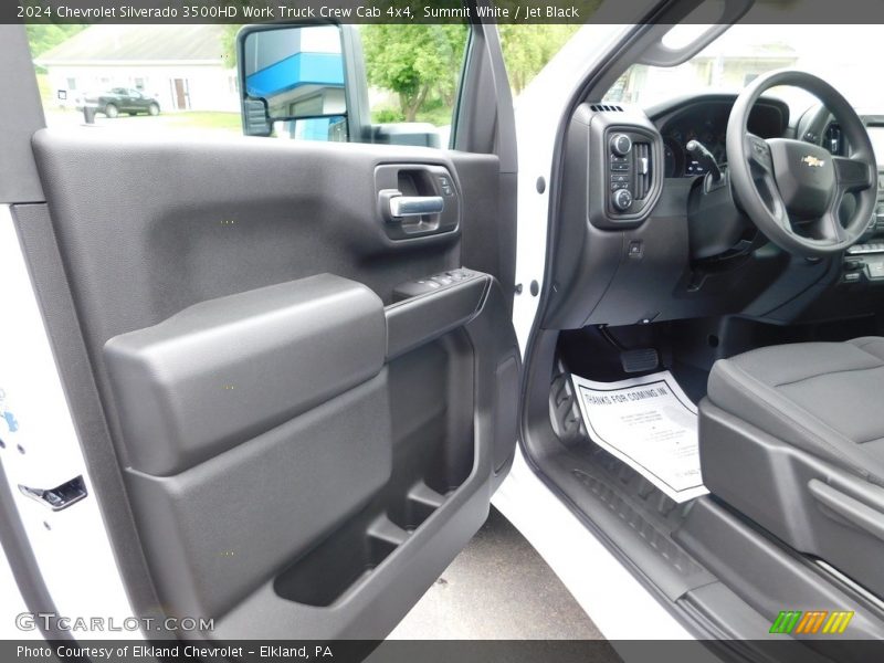 Front Seat of 2024 Silverado 3500HD Work Truck Crew Cab 4x4