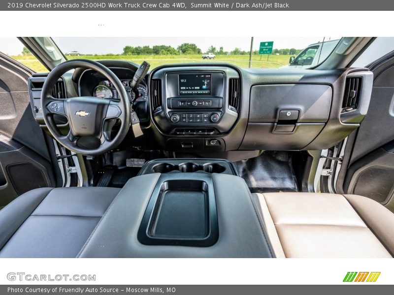 Summit White / Dark Ash/Jet Black 2019 Chevrolet Silverado 2500HD Work Truck Crew Cab 4WD