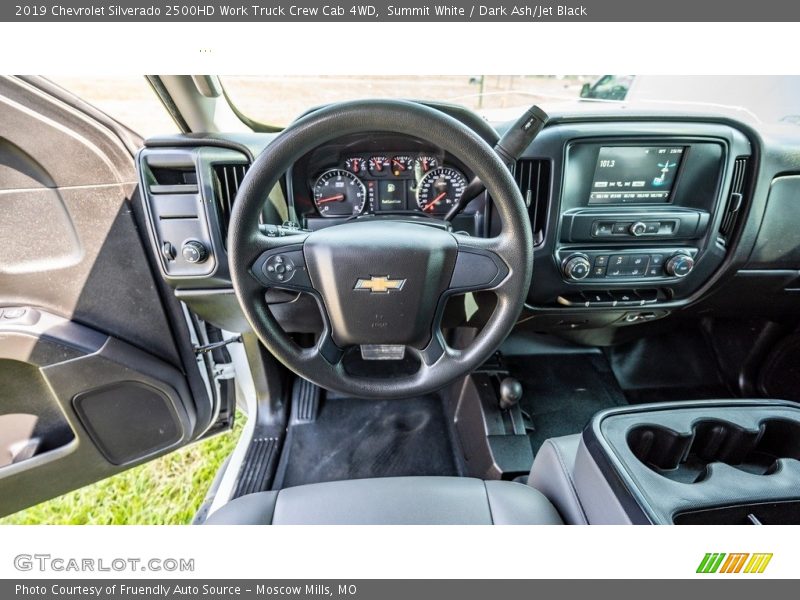 Summit White / Dark Ash/Jet Black 2019 Chevrolet Silverado 2500HD Work Truck Crew Cab 4WD