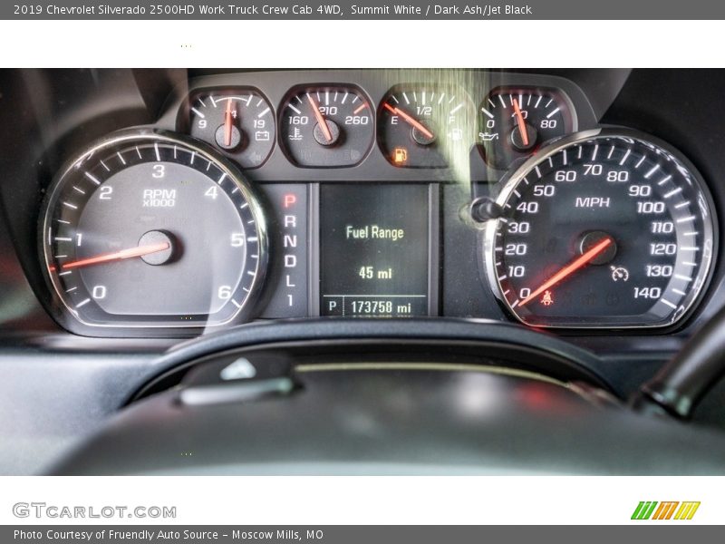 Summit White / Dark Ash/Jet Black 2019 Chevrolet Silverado 2500HD Work Truck Crew Cab 4WD