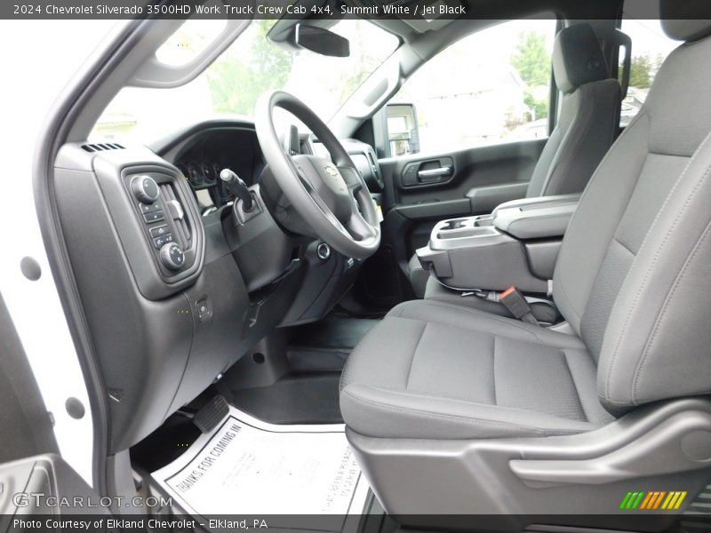  2024 Silverado 3500HD Work Truck Crew Cab 4x4 Jet Black Interior