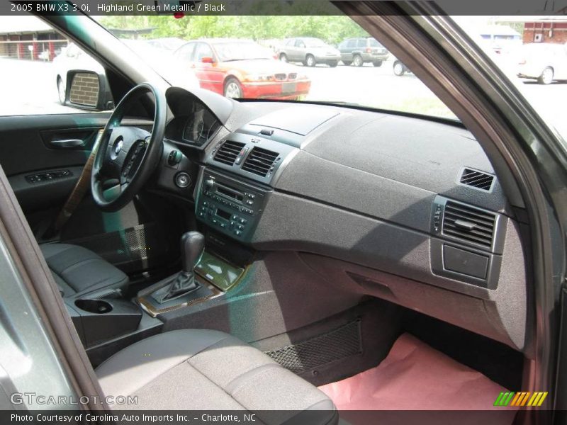 Highland Green Metallic / Black 2005 BMW X3 3.0i