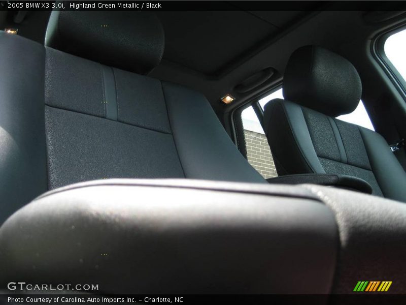 Highland Green Metallic / Black 2005 BMW X3 3.0i