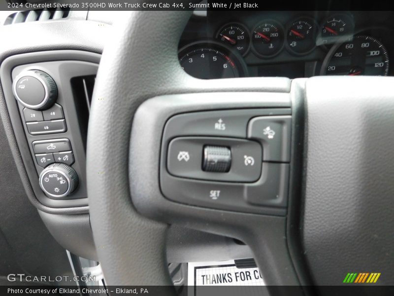  2024 Silverado 3500HD Work Truck Crew Cab 4x4 Steering Wheel