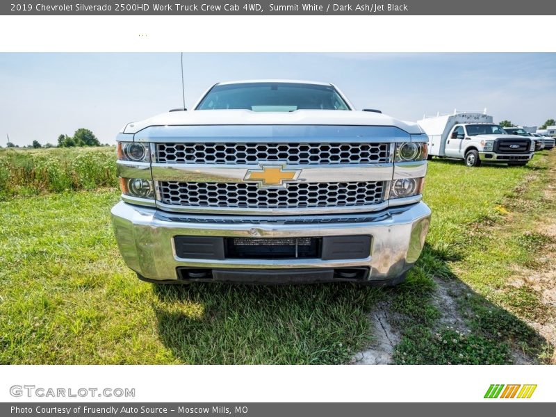 Summit White / Dark Ash/Jet Black 2019 Chevrolet Silverado 2500HD Work Truck Crew Cab 4WD
