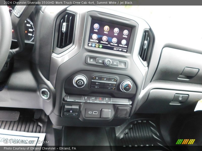 Controls of 2024 Silverado 3500HD Work Truck Crew Cab 4x4