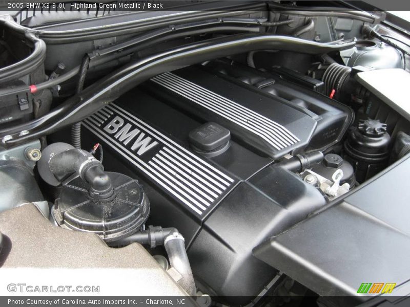 Highland Green Metallic / Black 2005 BMW X3 3.0i