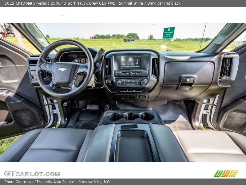 Summit White / Dark Ash/Jet Black 2019 Chevrolet Silverado 2500HD Work Truck Crew Cab 4WD