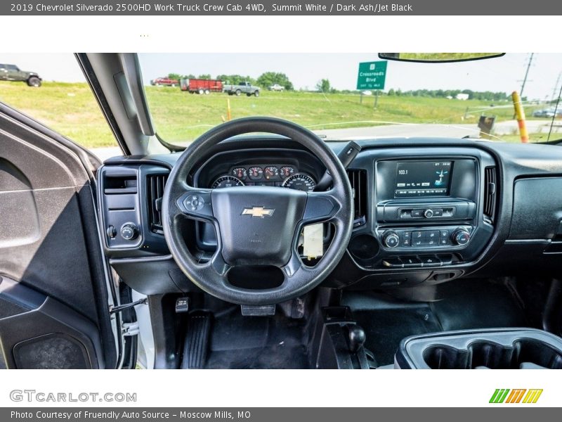 Summit White / Dark Ash/Jet Black 2019 Chevrolet Silverado 2500HD Work Truck Crew Cab 4WD