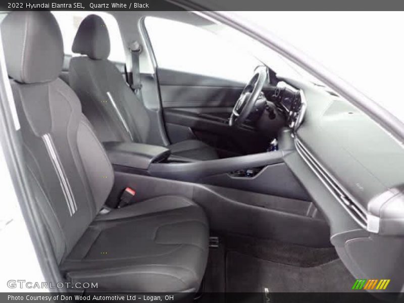 Quartz White / Black 2022 Hyundai Elantra SEL
