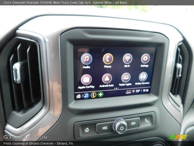 Controls of 2024 Silverado 3500HD Work Truck Crew Cab 4x4