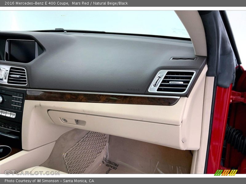 Mars Red / Natural Beige/Black 2016 Mercedes-Benz E 400 Coupe