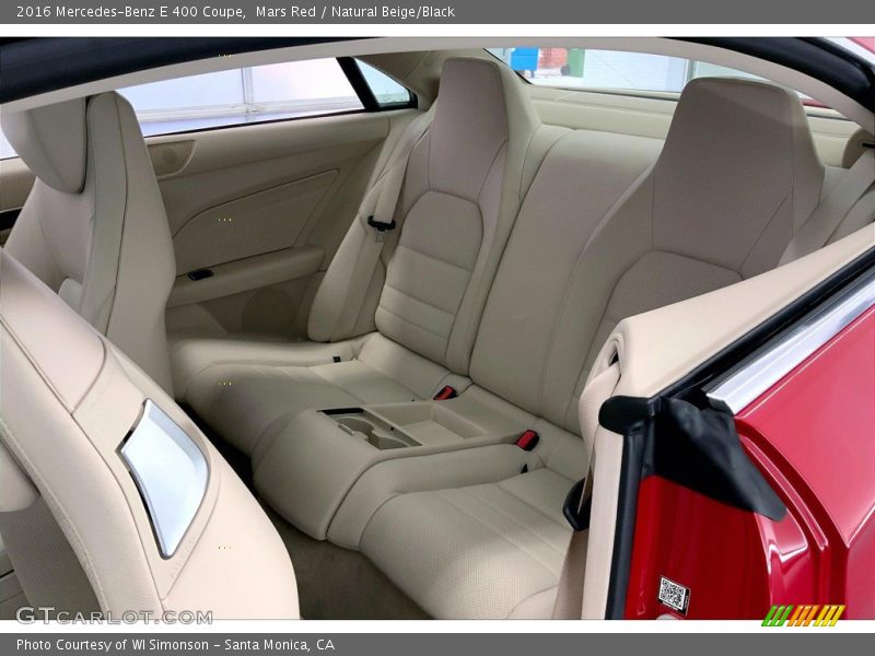 Mars Red / Natural Beige/Black 2016 Mercedes-Benz E 400 Coupe