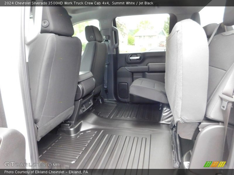 Rear Seat of 2024 Silverado 3500HD Work Truck Crew Cab 4x4