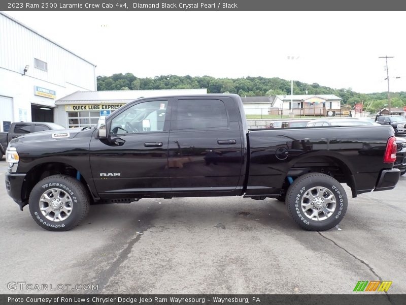 Diamond Black Crystal Pearl / Black 2023 Ram 2500 Laramie Crew Cab 4x4