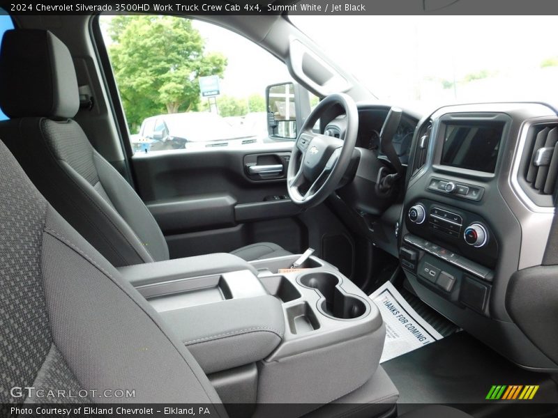 Summit White / Jet Black 2024 Chevrolet Silverado 3500HD Work Truck Crew Cab 4x4