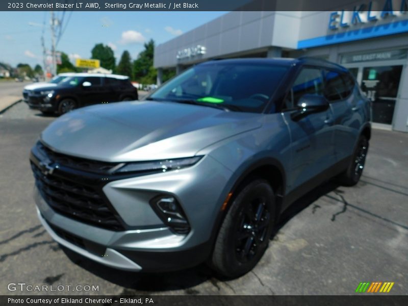 Sterling Gray Metallic / Jet Black 2023 Chevrolet Blazer LT AWD