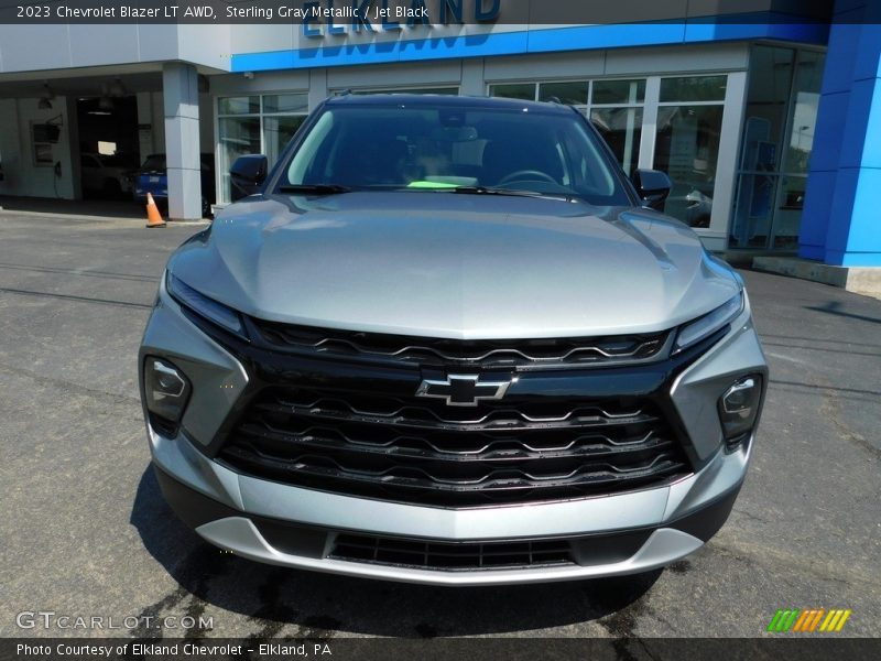 Sterling Gray Metallic / Jet Black 2023 Chevrolet Blazer LT AWD