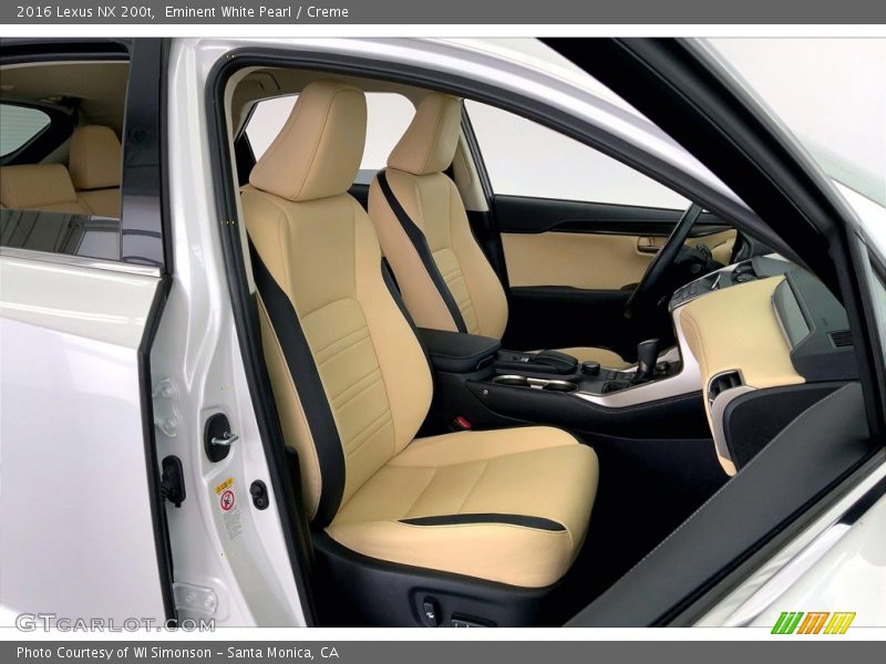  2016 NX 200t Creme Interior