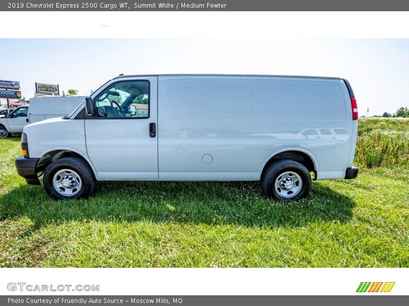 Summit White / Medium Pewter 2019 Chevrolet Express 2500 Cargo WT