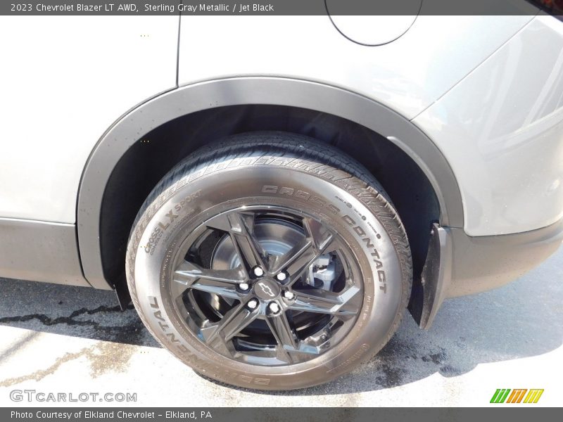 Sterling Gray Metallic / Jet Black 2023 Chevrolet Blazer LT AWD