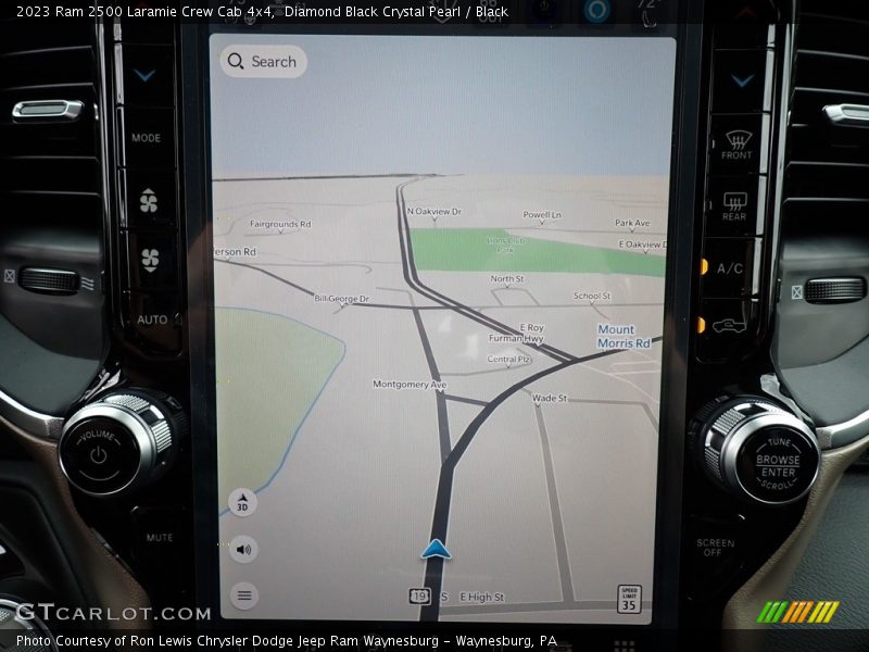 Diamond Black Crystal Pearl / Black 2023 Ram 2500 Laramie Crew Cab 4x4