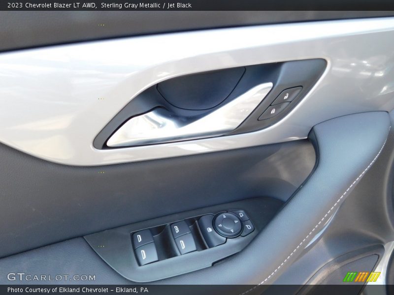 Sterling Gray Metallic / Jet Black 2023 Chevrolet Blazer LT AWD