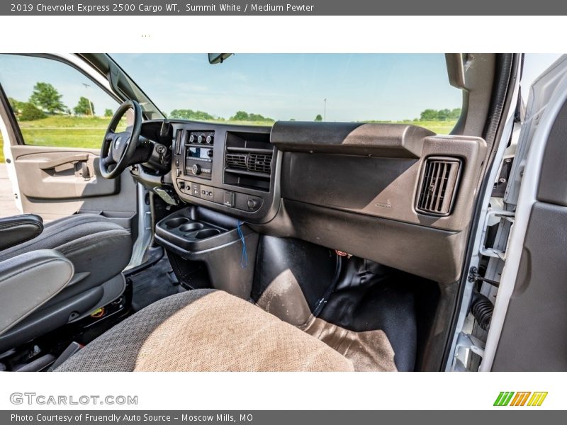 Summit White / Medium Pewter 2019 Chevrolet Express 2500 Cargo WT