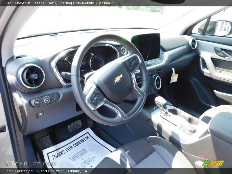 Sterling Gray Metallic / Jet Black 2023 Chevrolet Blazer LT AWD