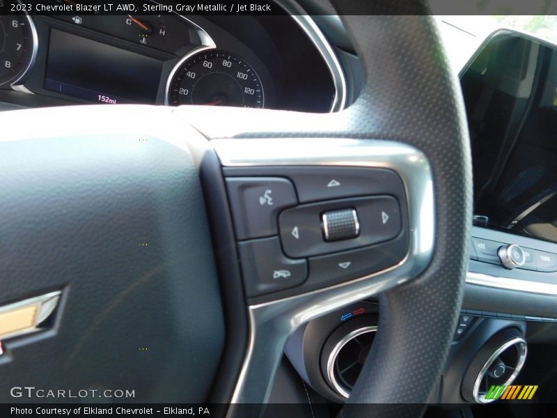 Sterling Gray Metallic / Jet Black 2023 Chevrolet Blazer LT AWD