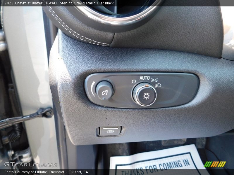 Sterling Gray Metallic / Jet Black 2023 Chevrolet Blazer LT AWD